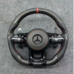 Τιμόνι Για Mercedes Carbon Red Line