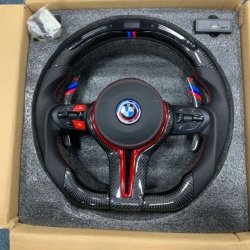 Τιμόνι Για BMW Carbon Με Οθονη Red