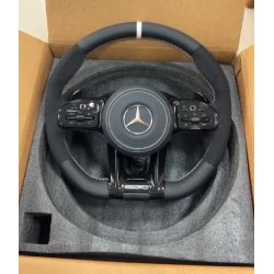 Τιμόνι Για Mercedes Black-White