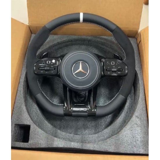 Τιμόνι Για Mercedes Black-White