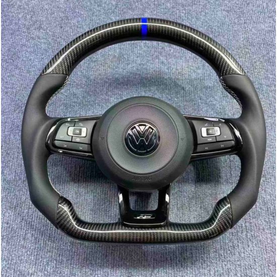 Τιμόνι Για Volkswagen Carbon  Blue